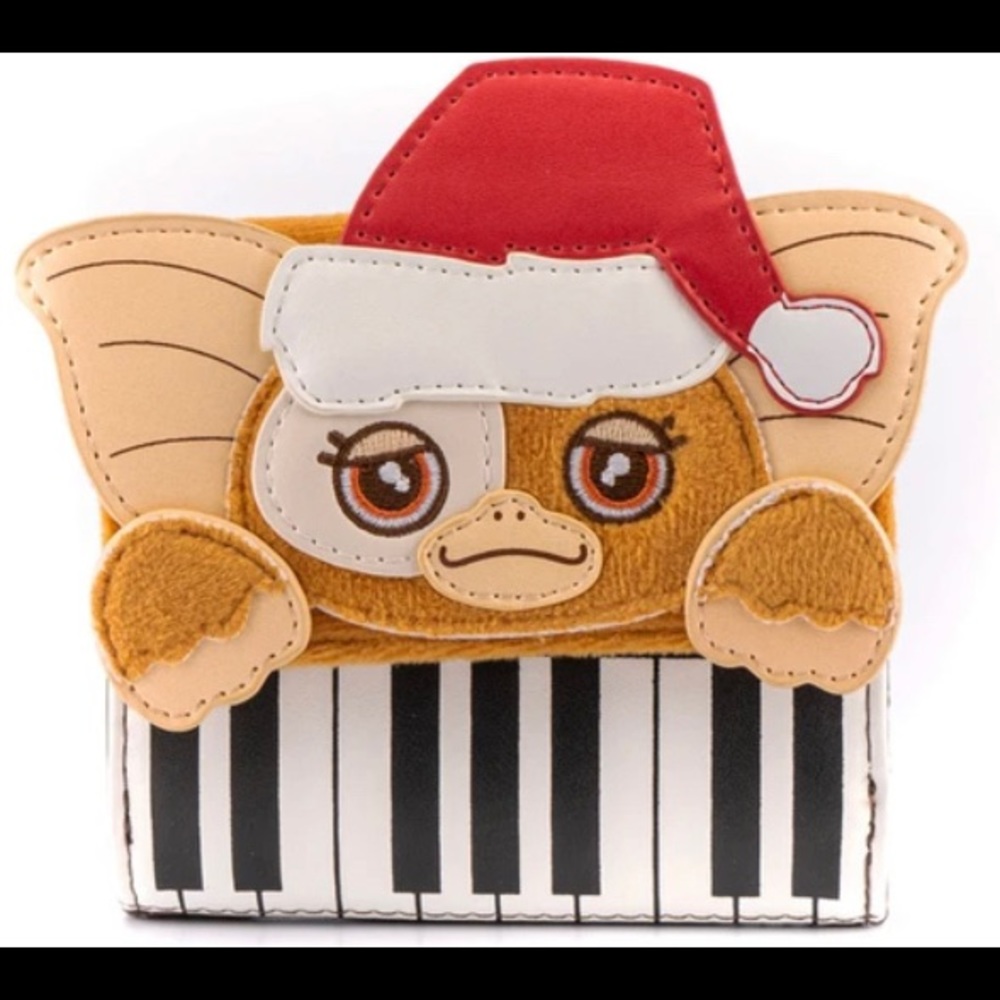 Loungefly Set Gremlins Gizmo Holiday Keyboard Cosplay Mini Chibi Backpack/Wallet - Picture 6 of 14